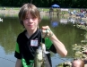A young man with his stringer