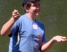 A tiny fish, but a great attitude