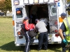 EMS responded to the scene and then helped the man onto the Air Evac to Vanderbilt. (Photo by Detective Demone Chestnut-CPD)