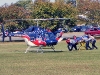 EMS responded to the scene and then helped the man onto the Air Evac to Vanderbilt. (Photo by Detective Demone Chestnut-CPD)
