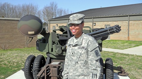 Spc. Kannesha Nept, a supply sergeant with the 2-44th Air Defense Artillery Regiment, 101st Sustainment Brigade, is being recognized her volunteer efforts with Big Brothers Big Sisters of Clarksville Tennessee. (Courtesy Photo) Spc. Kannesha Nept, a supply sergeant with the 2-44th Air Defense Artillery Regiment, 101st Sustainment Brigade, is being recognized her volunteer efforts with Big Brothers Big Sisters of Clarksville Tennessee. (Courtesy Photo)