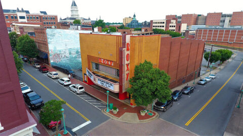 The Roxy Regional Theatre located at 100 Franklin Street in Clarksville. The Roxy Regional Theatre located at 100 Franklin Street in Clarksville.