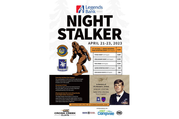Cross Creek Clays Night Stalker Fundraiser
