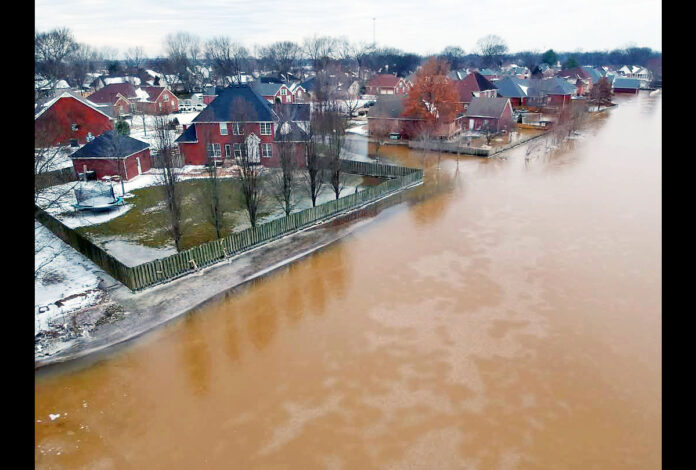 Woodstock Neighborhood Flooding. (Submitted Photo)