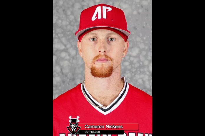 2024-25 APSU Baseball - Cameron Nickens. (APSU Sports Information)