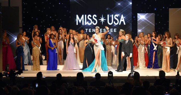 Miss Tennessee USA 2024 Christell Foote takes an inaugural walk across the state after winning the title in Clarksville in March 2024.