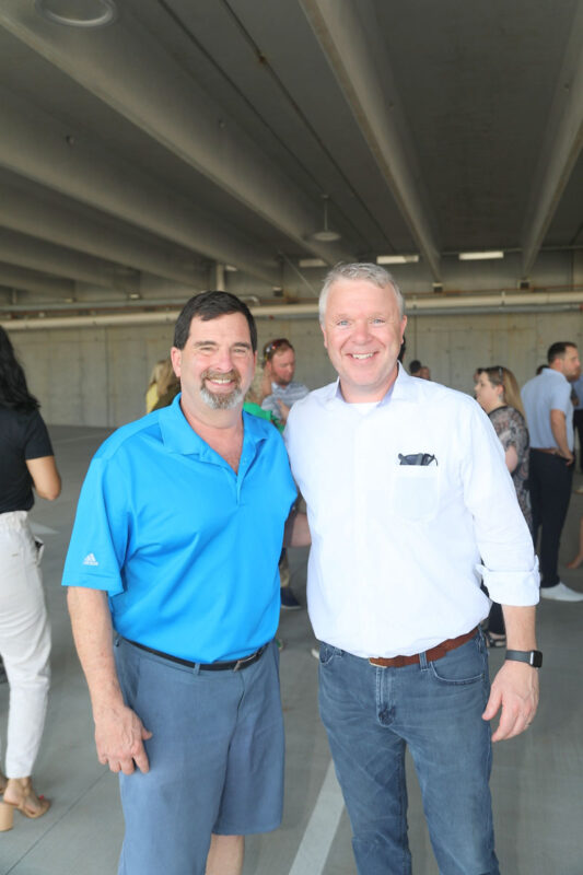 Rep. Jeff Burkhart and Lee Harrell