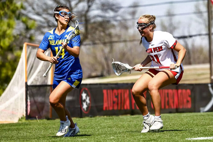 Austin Peay State University Lacrosse Falls to Delaware in ASUN Conference Opener. (APSU Sports Information)