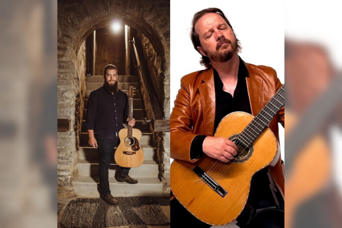 Bryce Mullins (at left) and Alan Mearns, both alumni of APSU’s graduate guitar program, will perform during the university’s 21st annual GuitarFest from March 16th-17th. (Contributed photos)