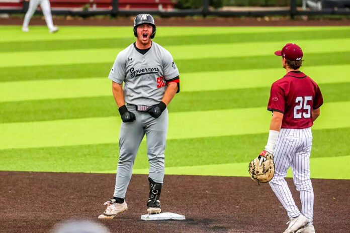 Austin Peay State University Baseball Outlast Eastern Kentucky in High-Scoring 12-9 Win to Close Weekend Series. (Preston Ludwick, APSU Sports Information)