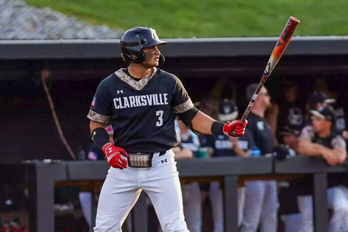 Austin Peay State University Baseball Set for Road Test Against Western Kentucky, Wednesday. (Nic Hotop, APSU Sports Information)